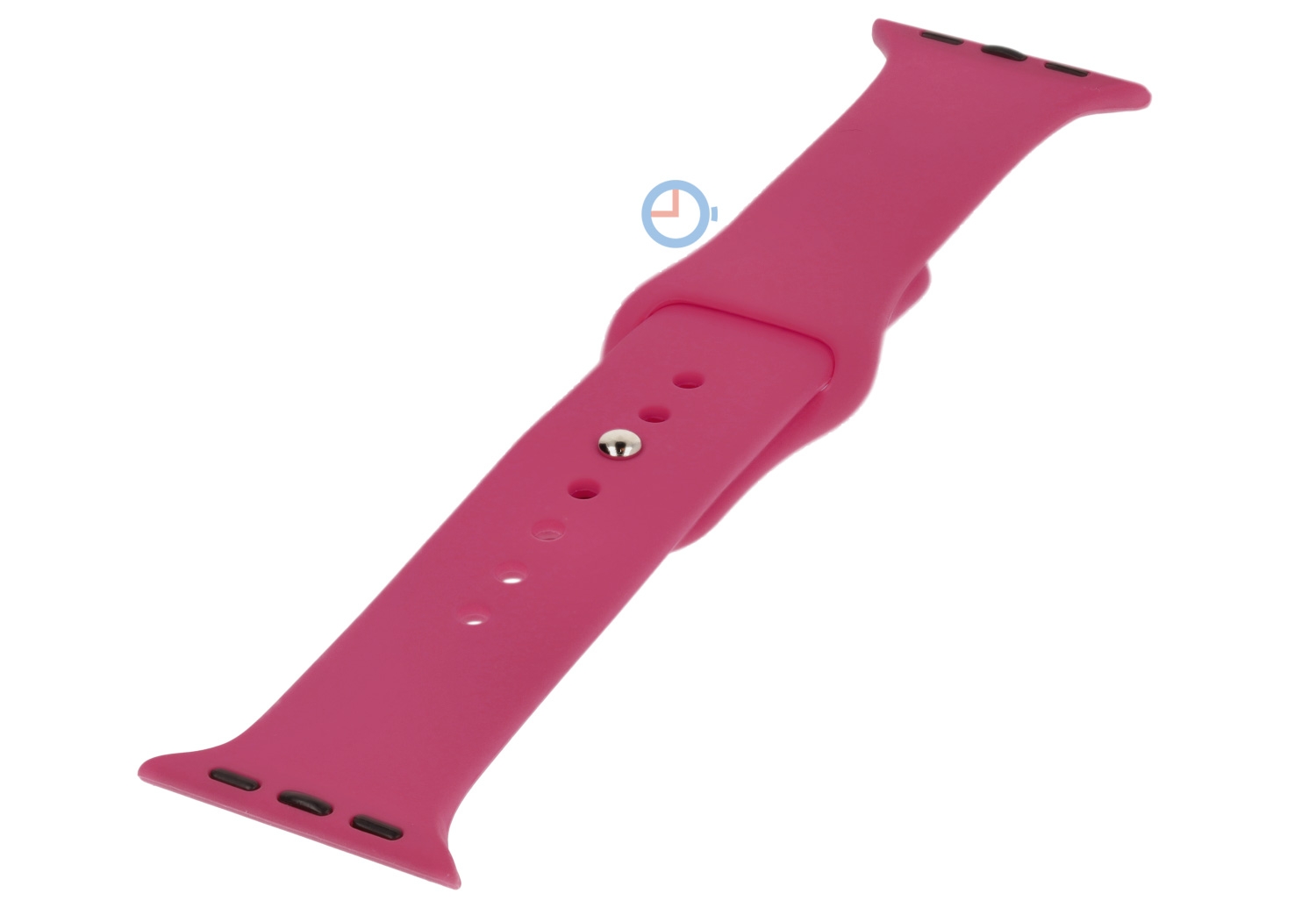Apple watch bandje siliconen - Razzmatazz Pink - 44/45/46/49mm (M/L)