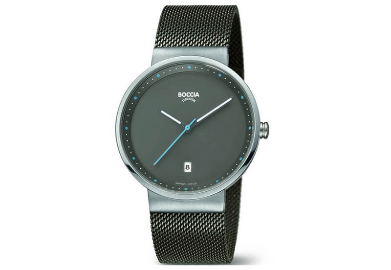 Boccia 3615-01 horlogeband staal