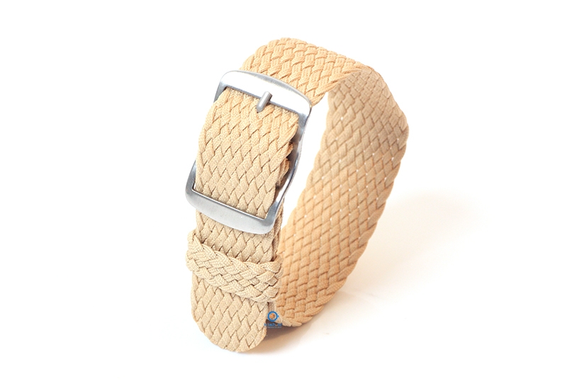 Perlon horlogeband 20mm beige