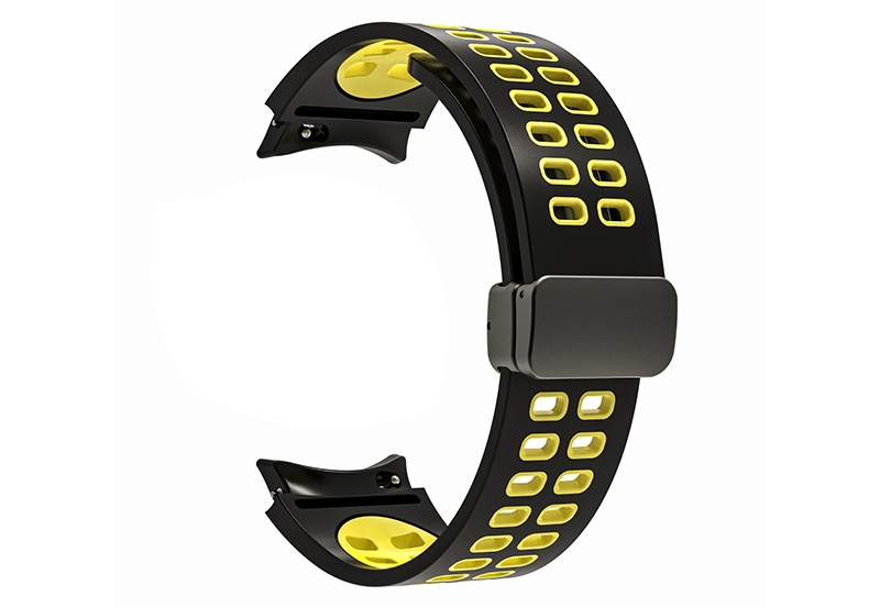 Samsung Galaxy watch 5 bandje - zwart/geel