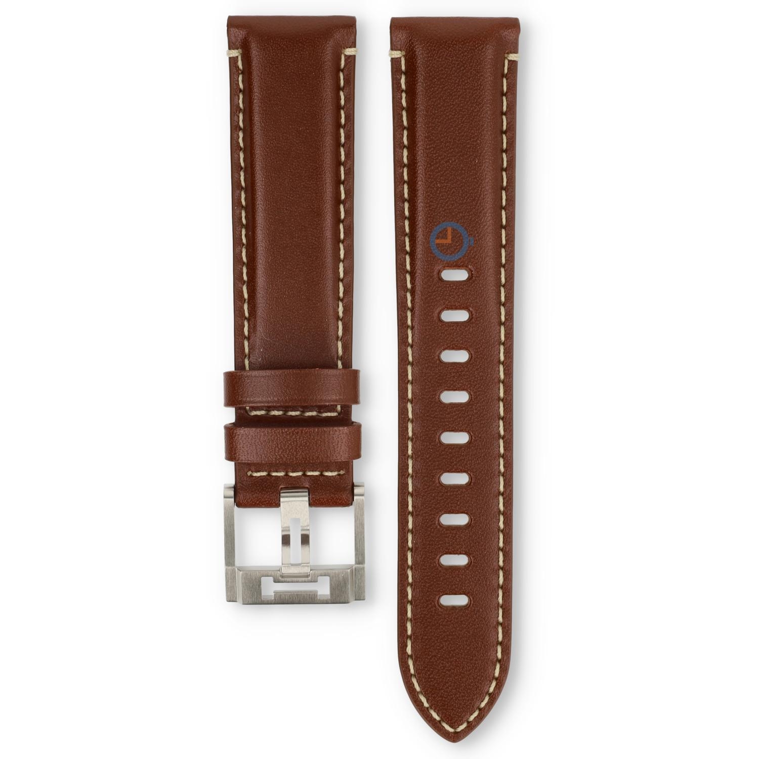 Hamilton horlogeband H77922541 - bruin leer