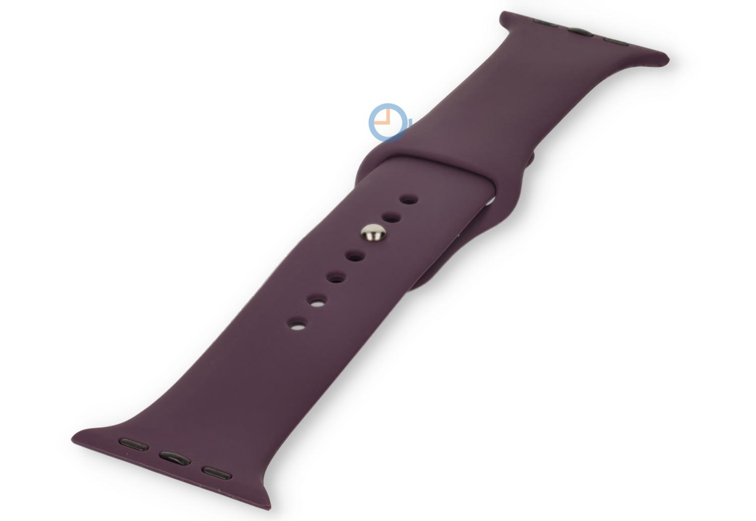 Apple watch bandje siliconen - Deep Purple - 38/40/41/42mm (M/L)