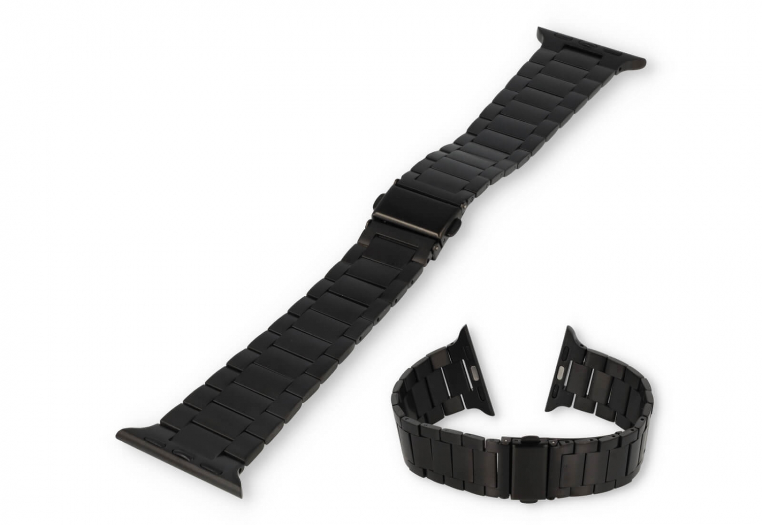 Apple watch bandje staal zwart - 44/45/46/49mm