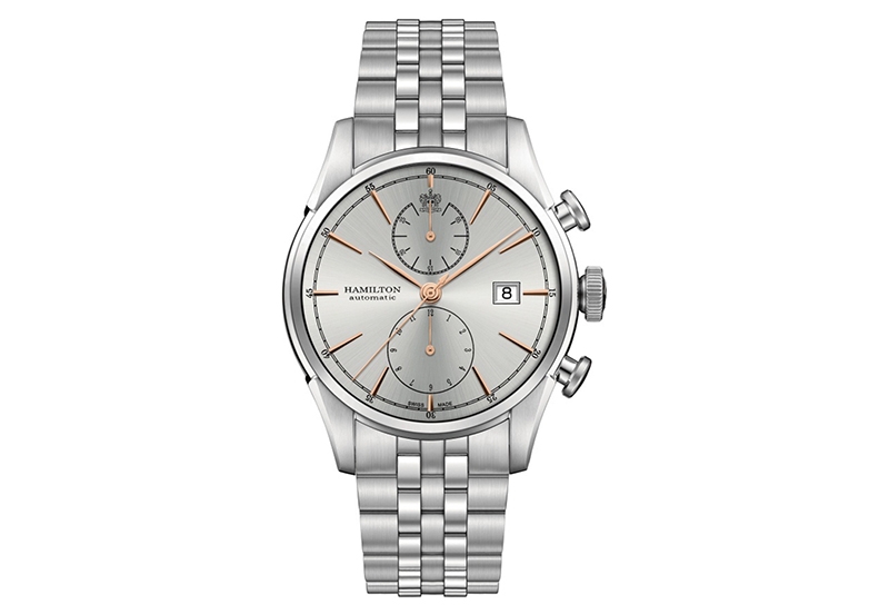 Hamilton horlogeband H32416181 - zilver staal