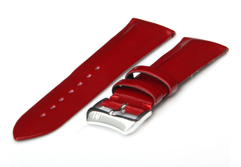 Horlogeband 22mm rood