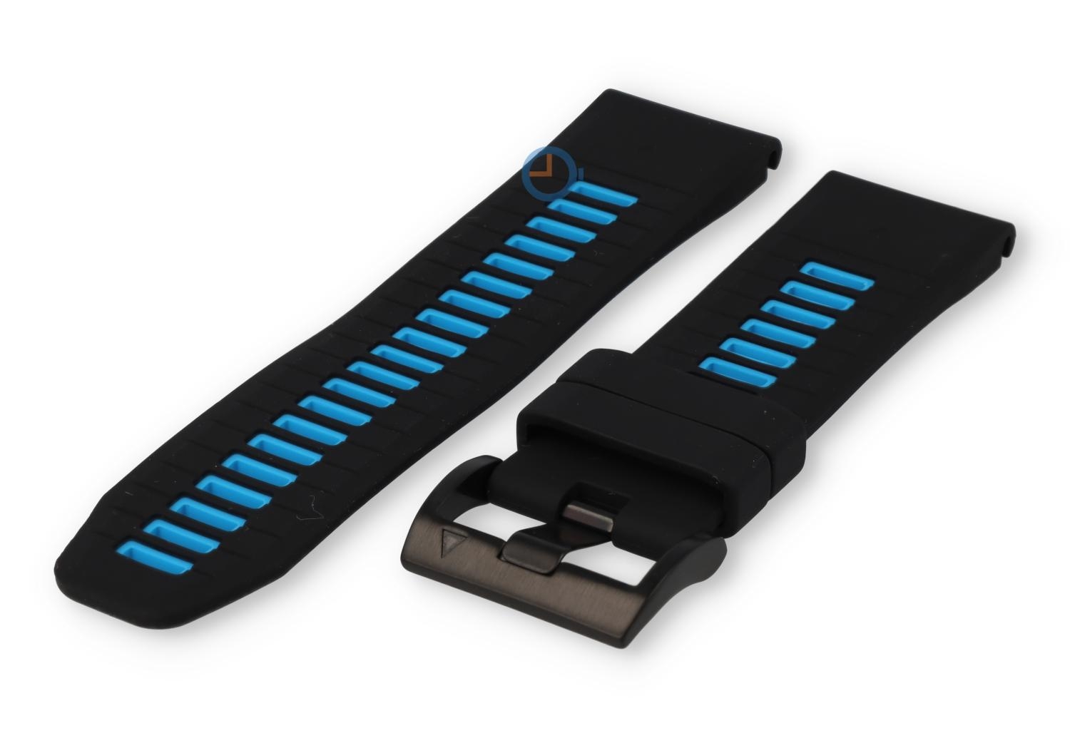 Garmin Instinct 3 - 50mm bandje - zwart/lichtblauw