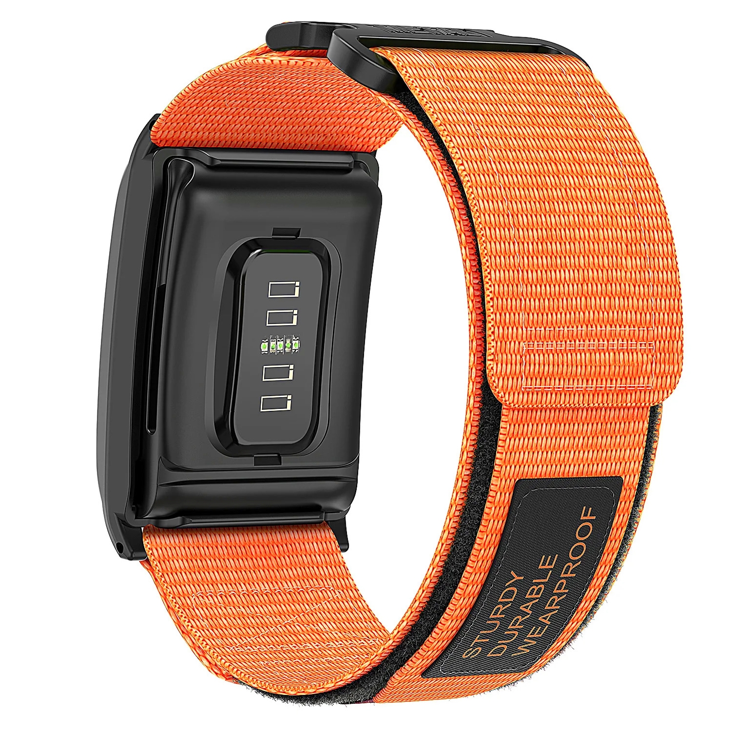 Whoop 4.0 band - oranje nylon klittenband