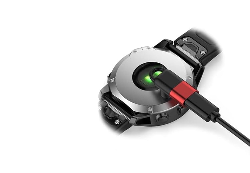 Mini oplaad adapter iOS voor Garmin - Rood
