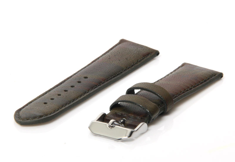 Horlogeband 24mm camouflage