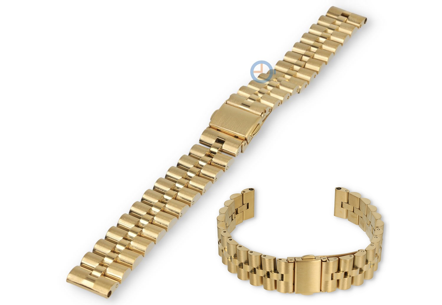 14mm Rolex President's band - goud staal