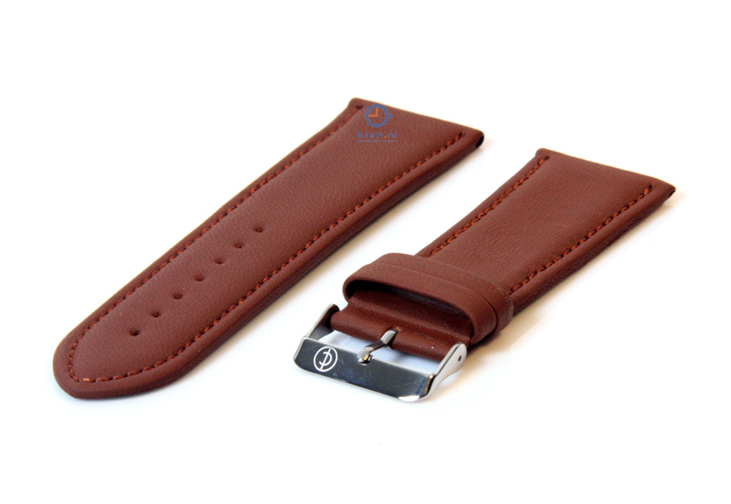 Horlogeband 30mm lichtbruin leer