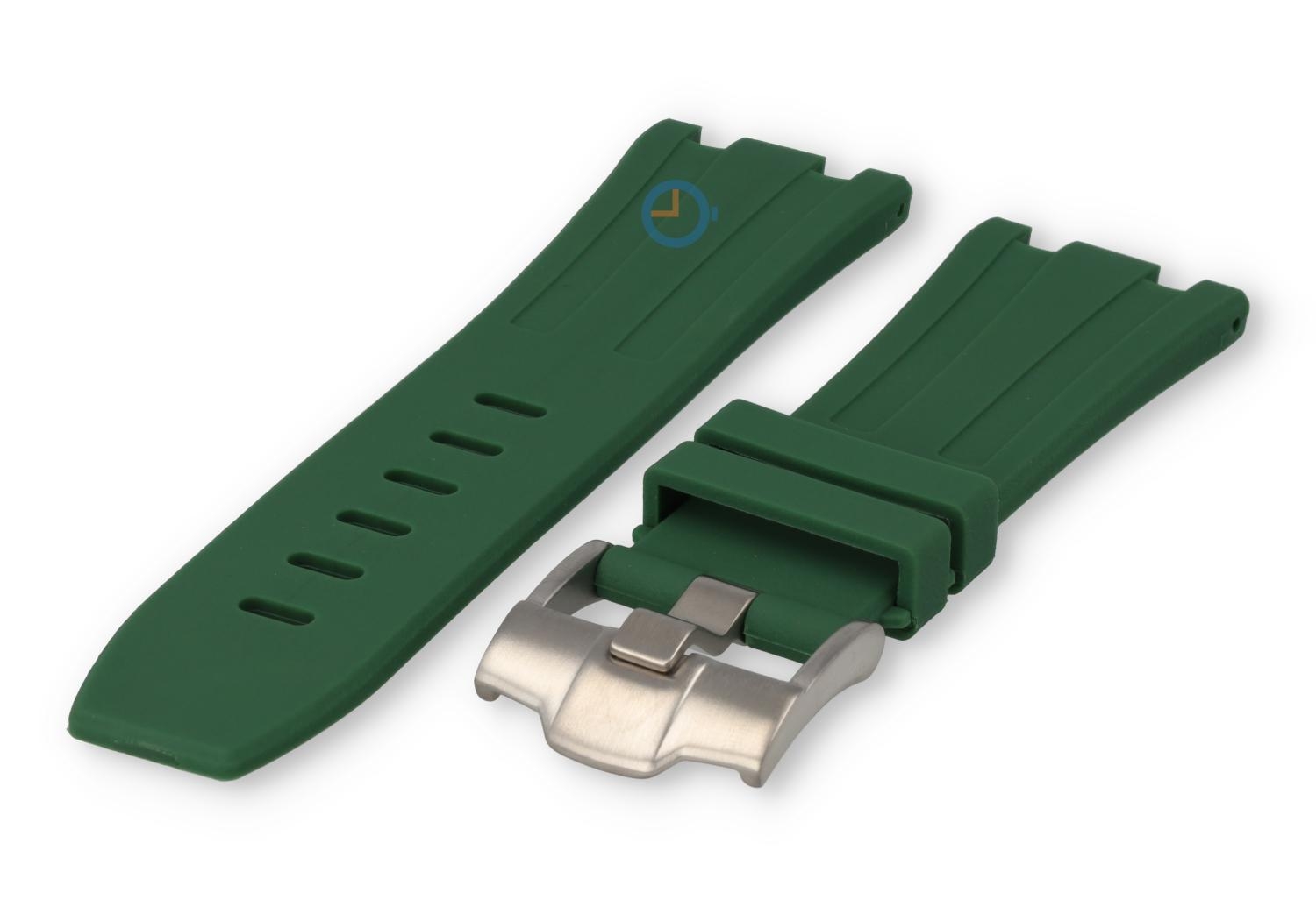 Universele band 28mm Audemars Piguet Royal Oak - donkergroen