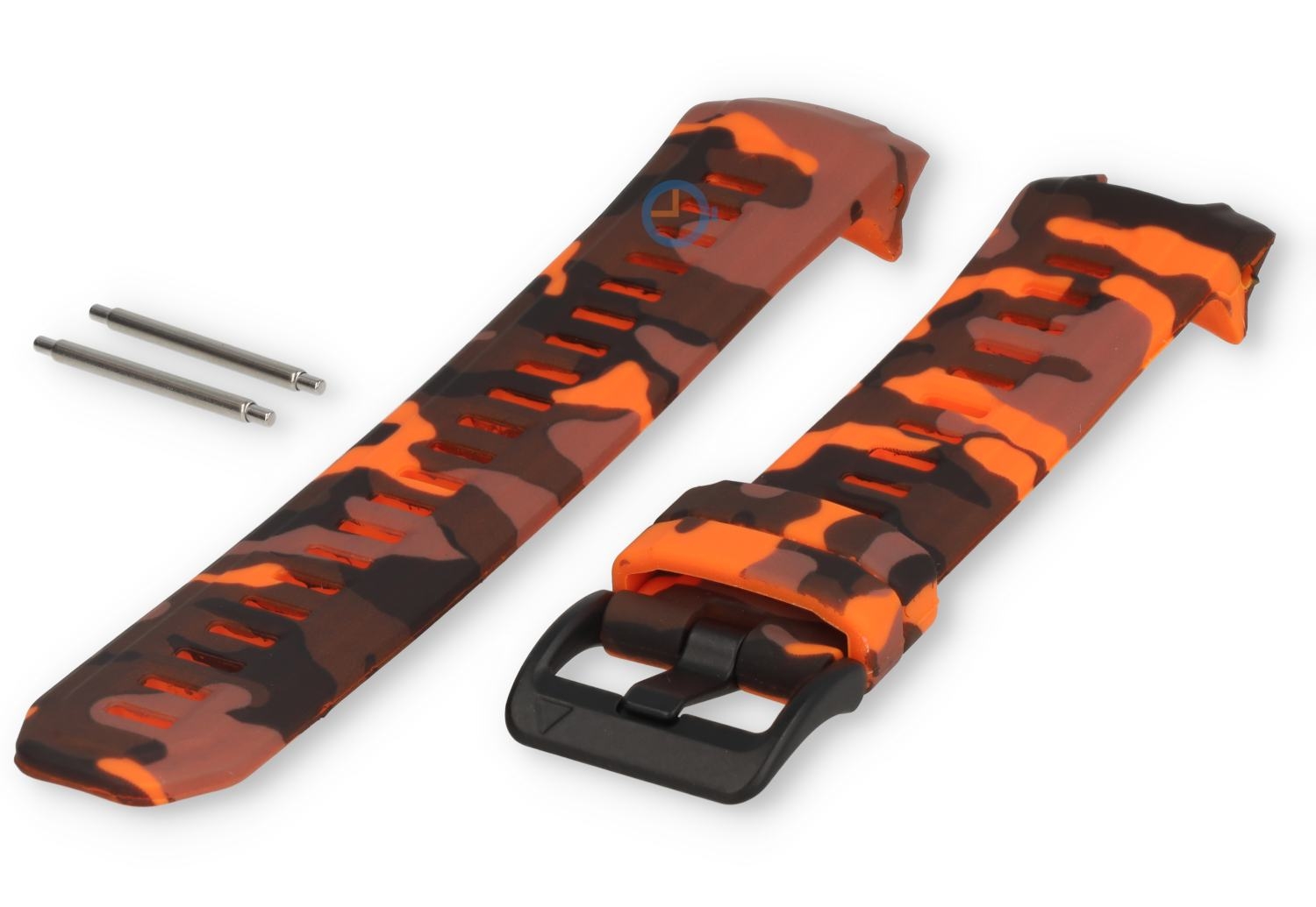 Camouflage band Garmin Instinct 3 - 45mm - oranje