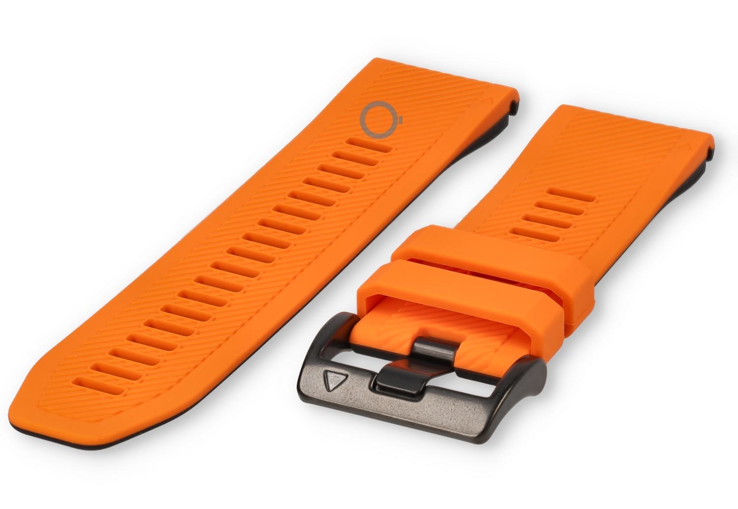Garmin Fenix 7X siliconen bandje - orange/black - 26mm