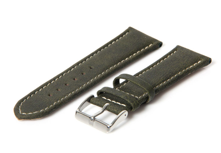 Horlogeband 24mm groen