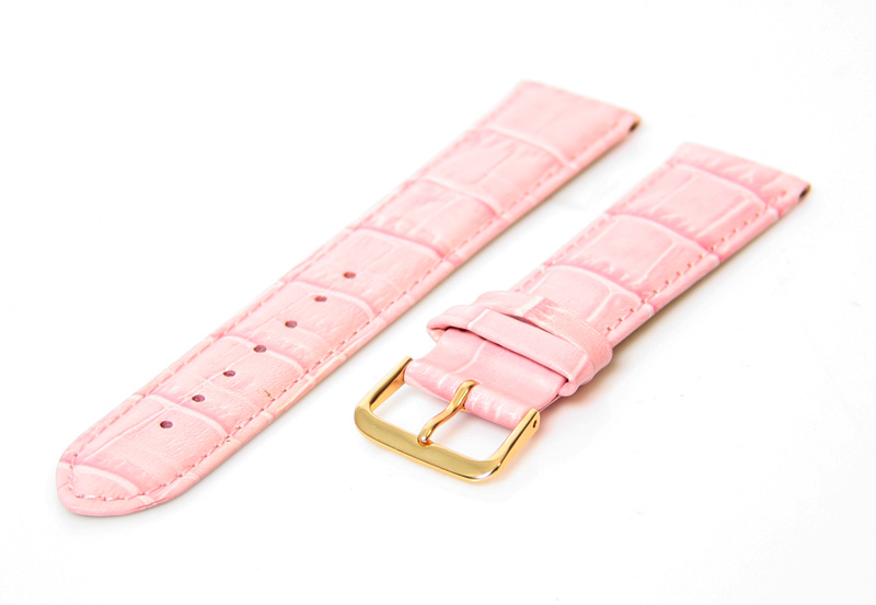 Horlogeband 18mm roze
