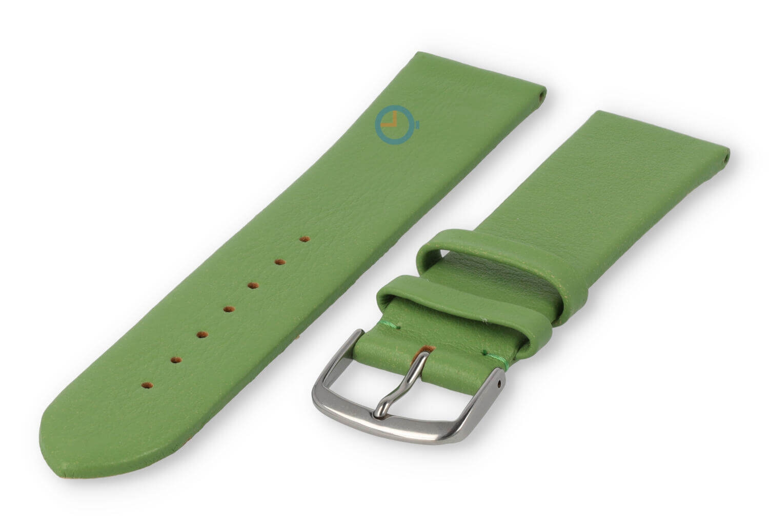 Naadloze en gladde horlogeband 20mm - appelgroen