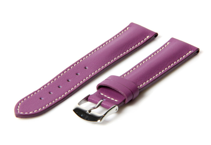 Horlogeband 18mm paars