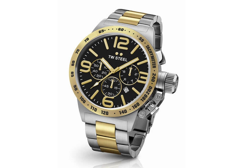 TW Steel Canteen CB43 horlogeband zilver - 22mm