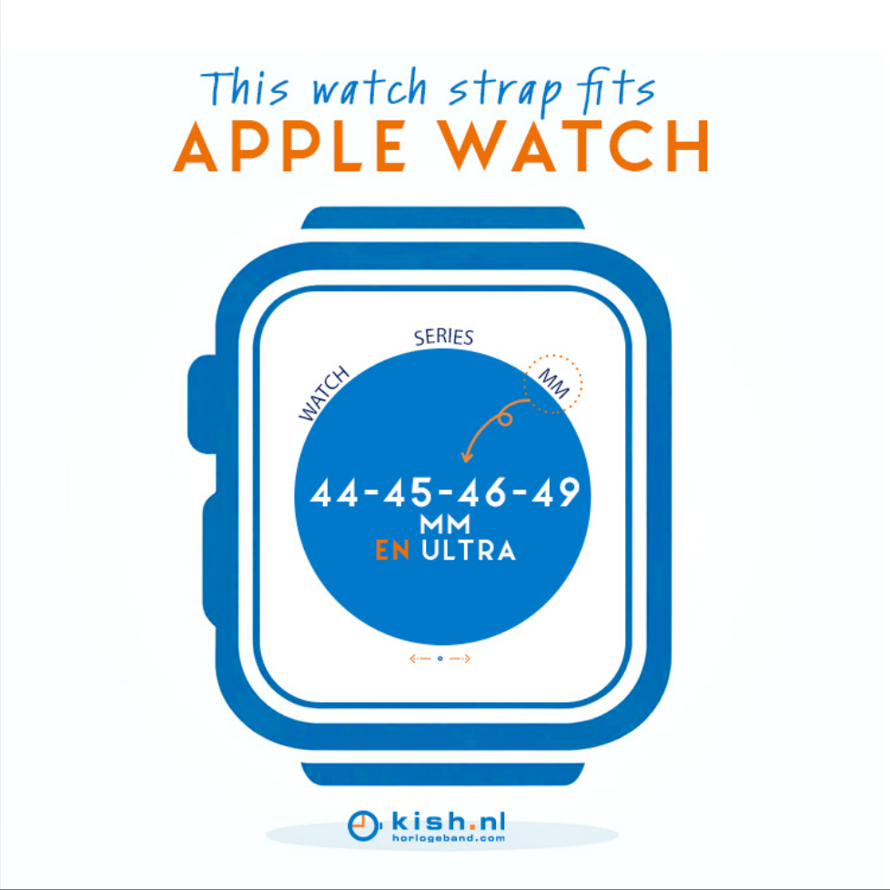 Siliconen horlogeband Apple Watch - Maximum Purple - 44/45/46/49mm (M/L)
