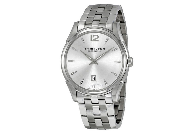 Hamilton horlogeband H38615155 - zilver staal