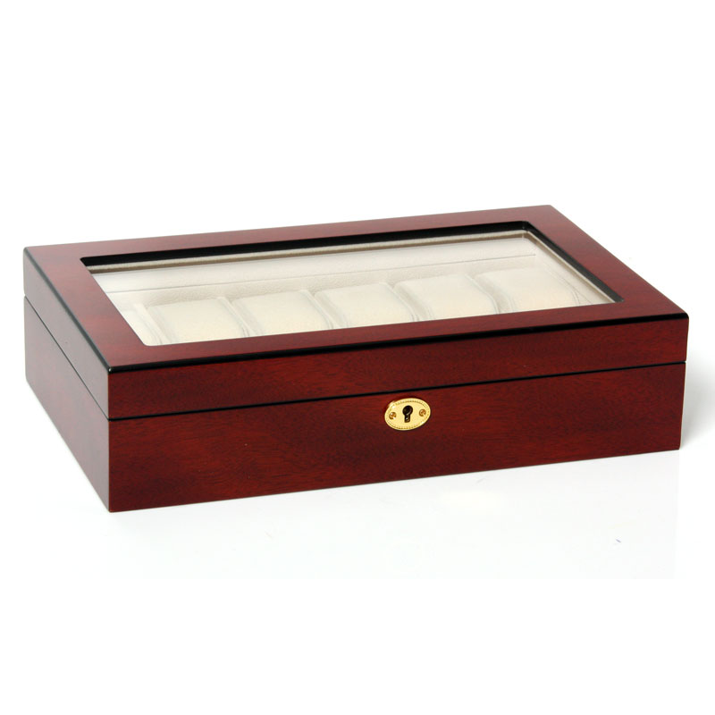 Horlogekist 12 stuks bruin