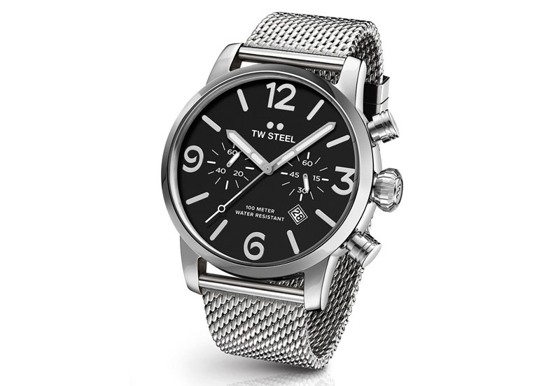 TW Steel Maverick MB13 horlogeband zilver - 22mm