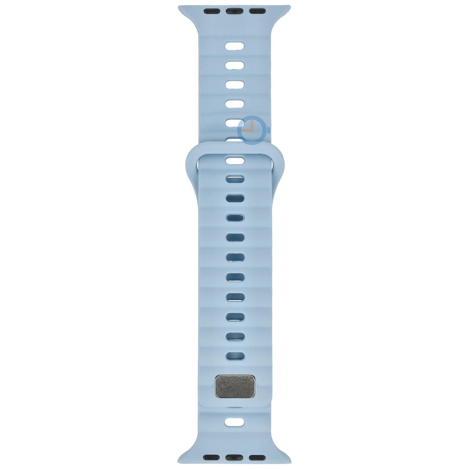 Soft Blue Apple Watch bandje - 45mm