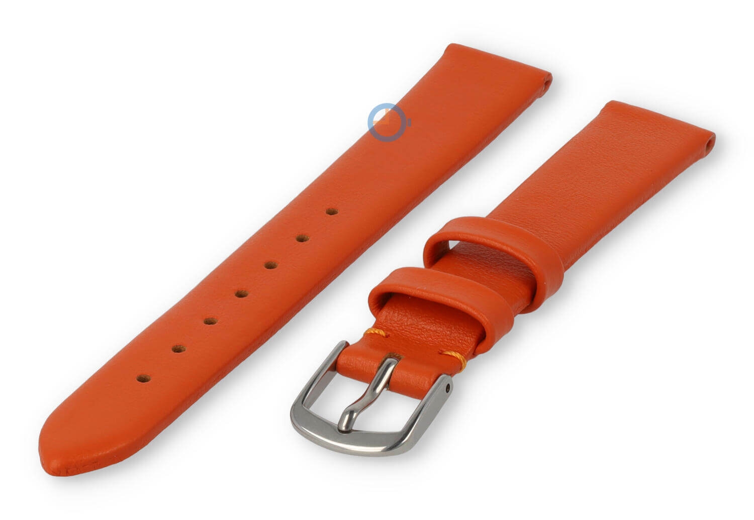 Naadloze en gladde horlogeband 14mm - oranje