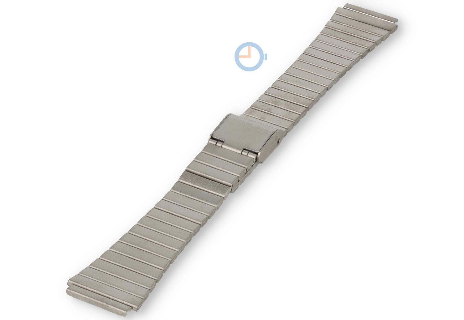 Casio 18mm bandje staal - zilver - F-91W