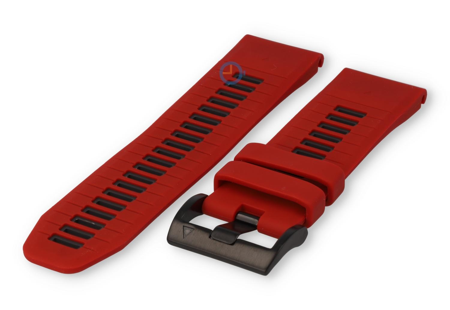Garmin Instinct 3 - 50mm bandje - donkerrood/grijs