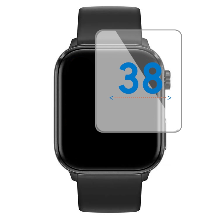 Universele vierkante screenprotector - 38mm