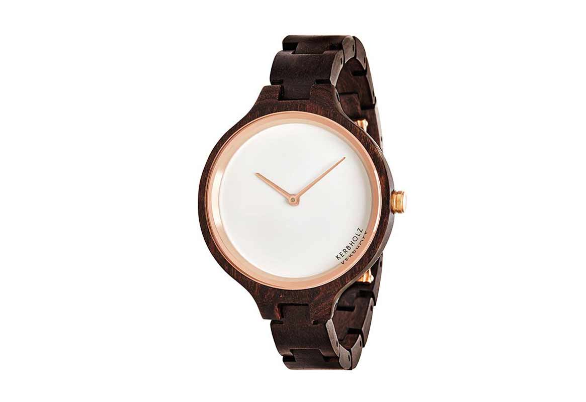 Kerbholz horlogeband Hinze Sandalwood