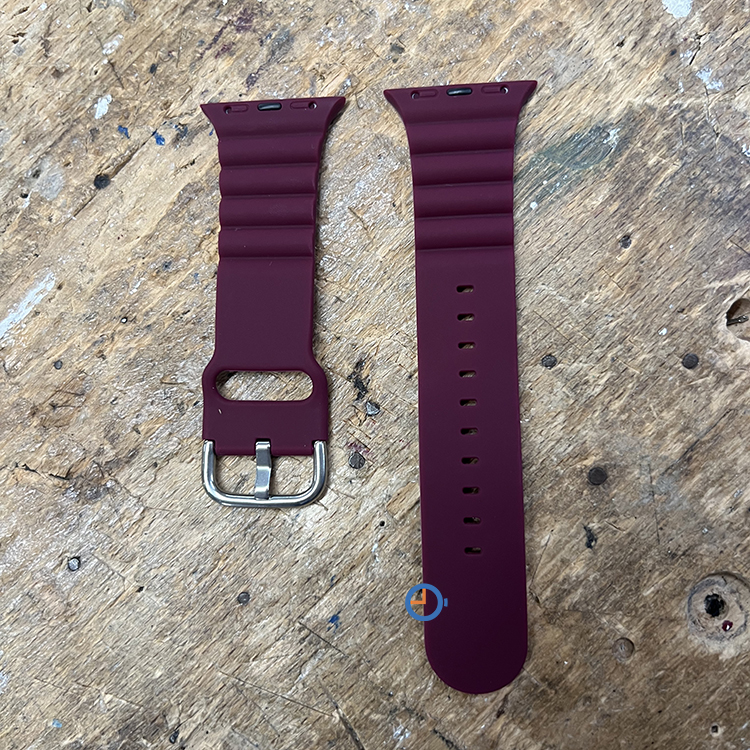 Siliconen horlogeband Apple Watch 41mm - paars