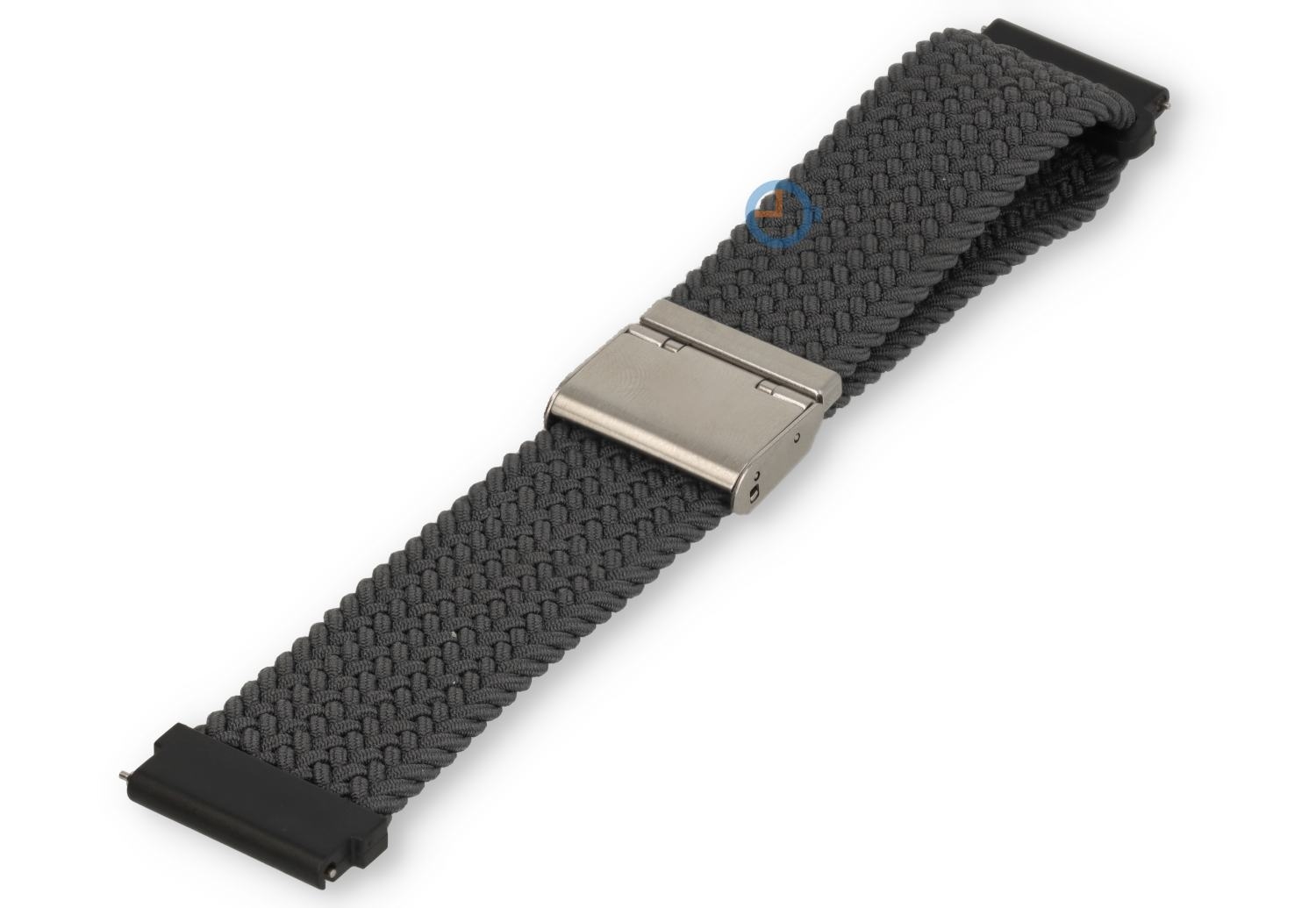 Waterproof elastisch bandje - 22mm - grijs stof