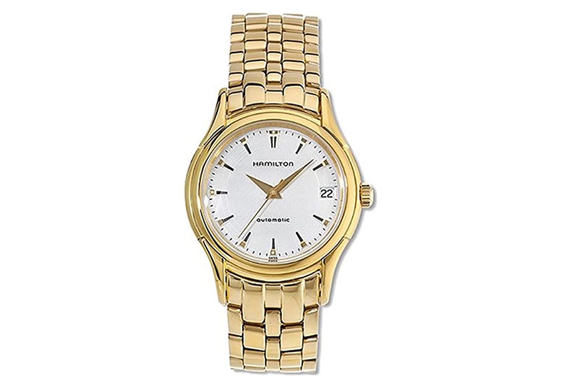Hamilton horlogeband H18335151 - goud staal