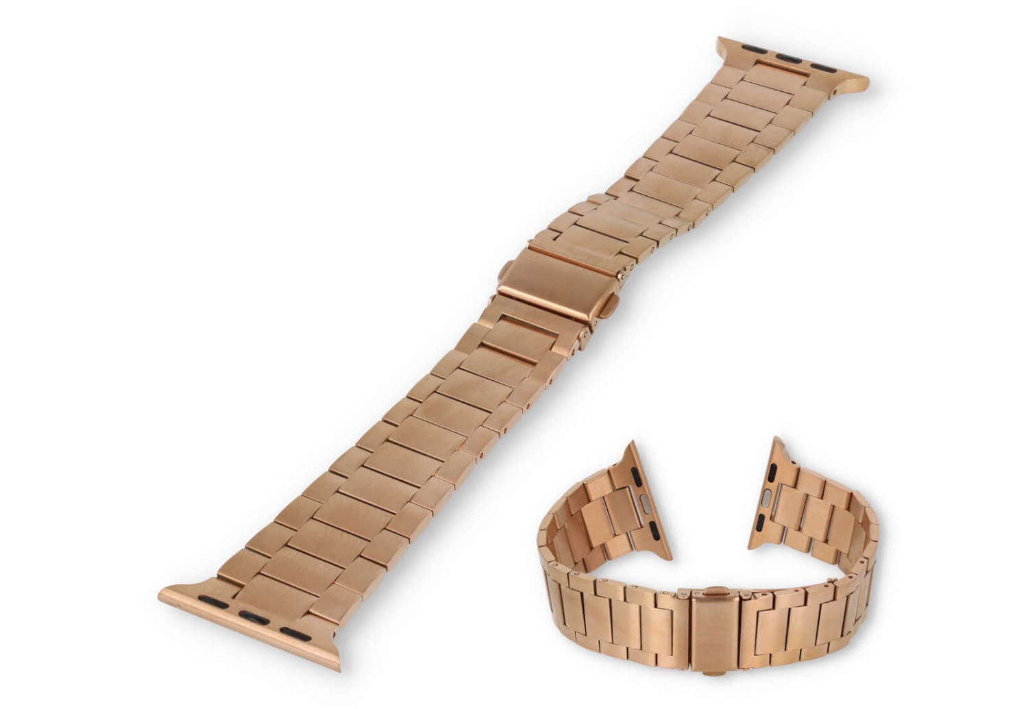 Apple watch bandje staal roségoud - 44/45/46/49mm