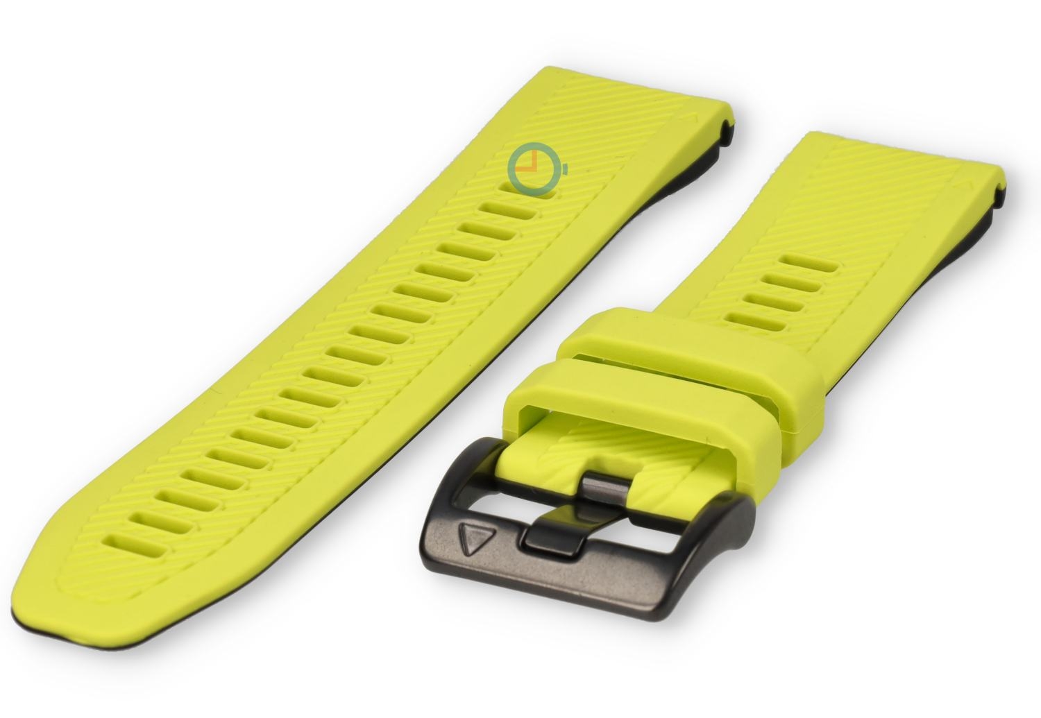 Garmin Fenix 7 siliconen bandje - green/black - 22mm
