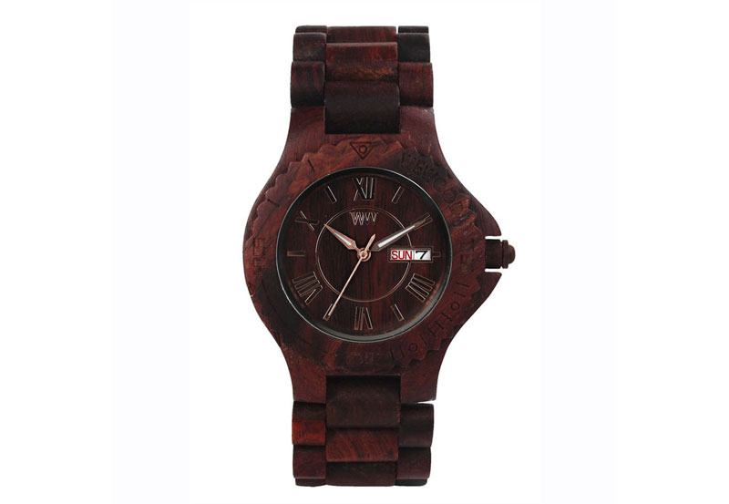 WeWOOD horloge Roman Chocolate