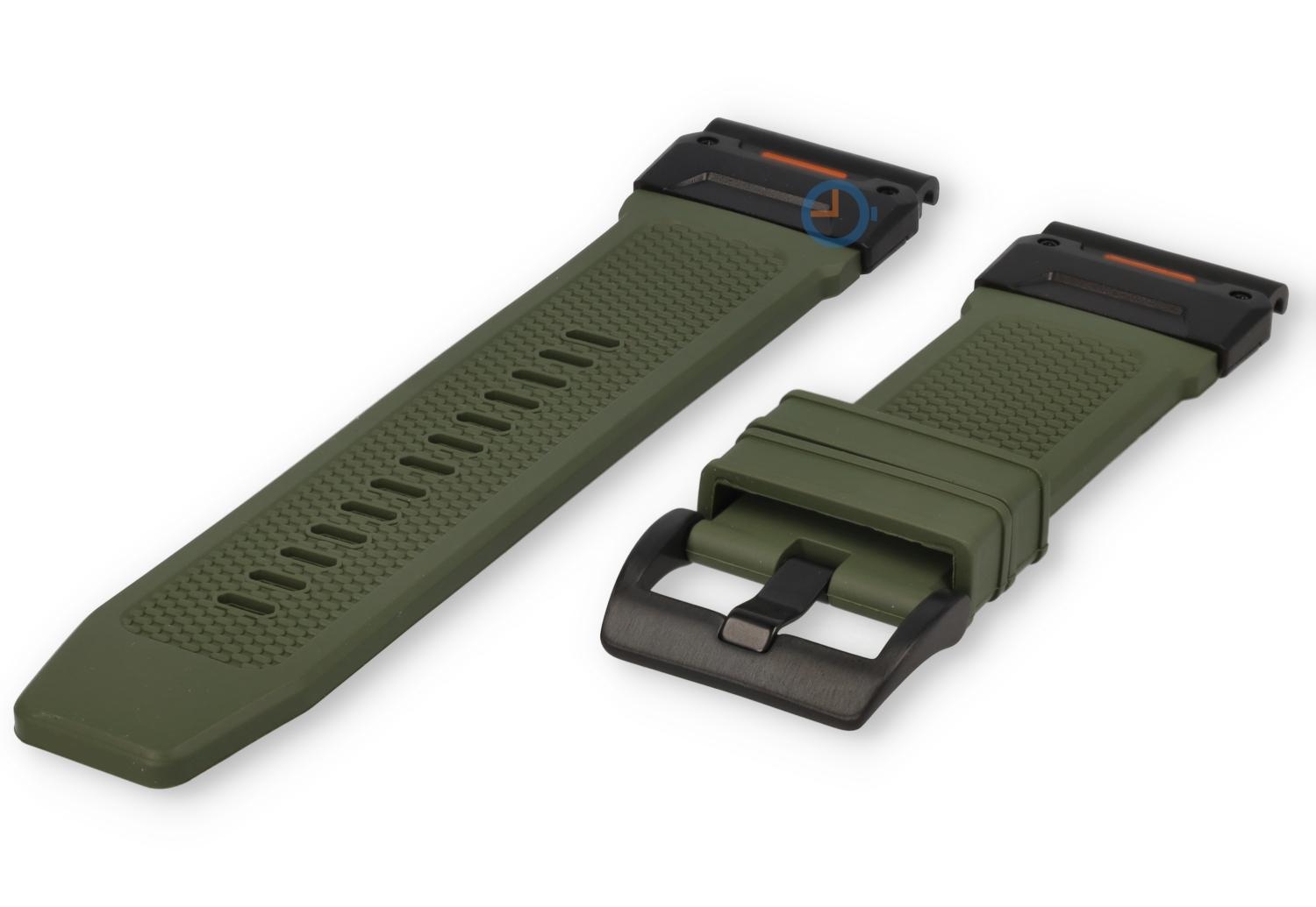 Garmin Fenix 26mm bandje - FKM-rubber - moss green