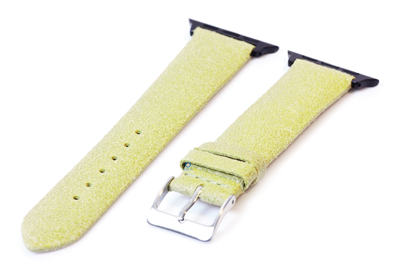 Apple Watch bandje vintage leer groen - 38/40/41/42mm