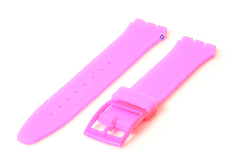 Swatch Gent horlogeband 16mm neon roze