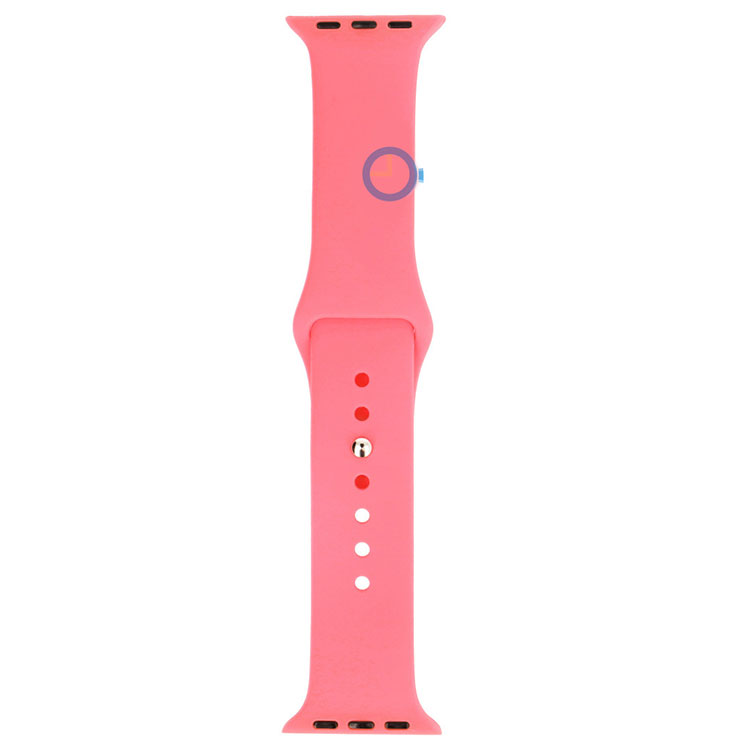 Apple watch bandje siliconen - Brink Pink - 44/45/46/49mm (M/L)