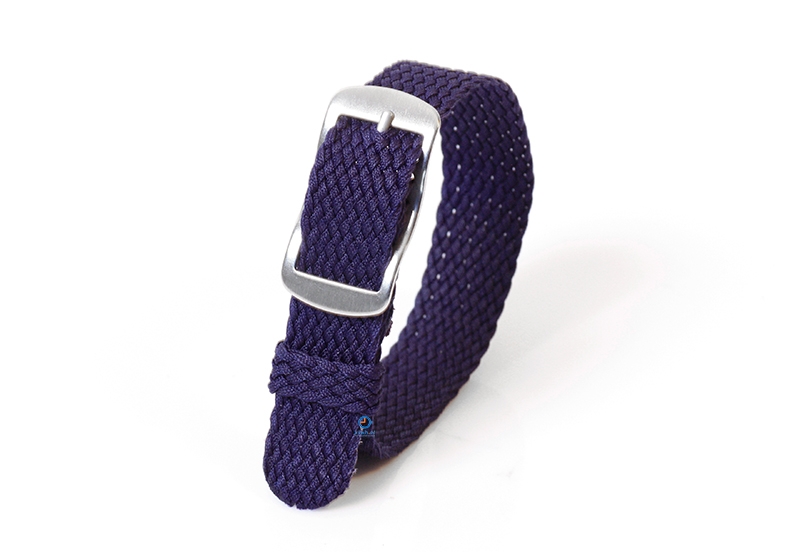Perlon horlogeband 14mm donkerblauw