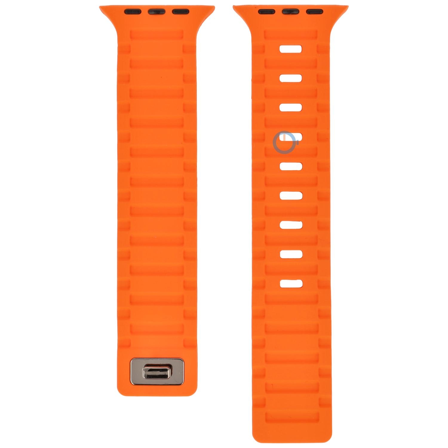 Siliconen bandje Apple 41mm - Orange