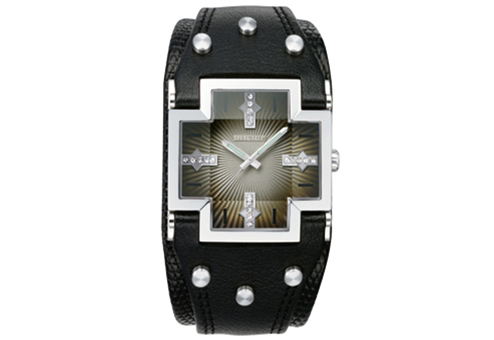 Police horlogeband P11598JS-LB3 zwart