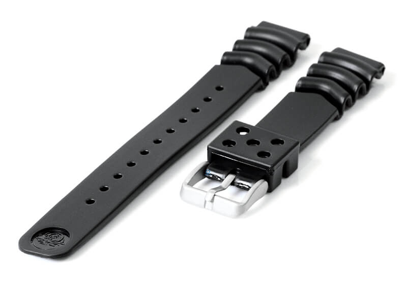 Universele Citizen duikers horlogeband 20mm - zwart