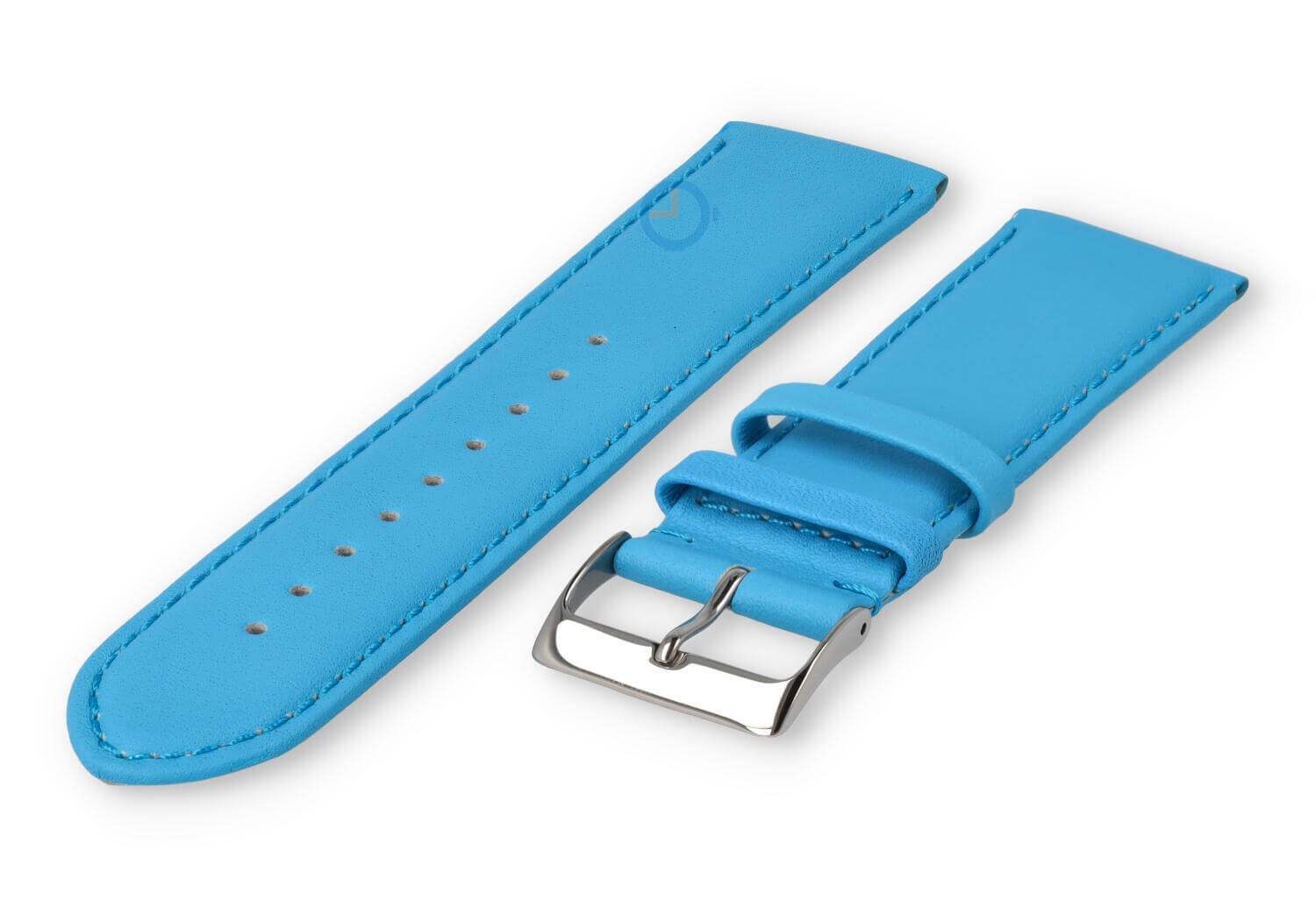 24mm horlogeband glad leer - alaska