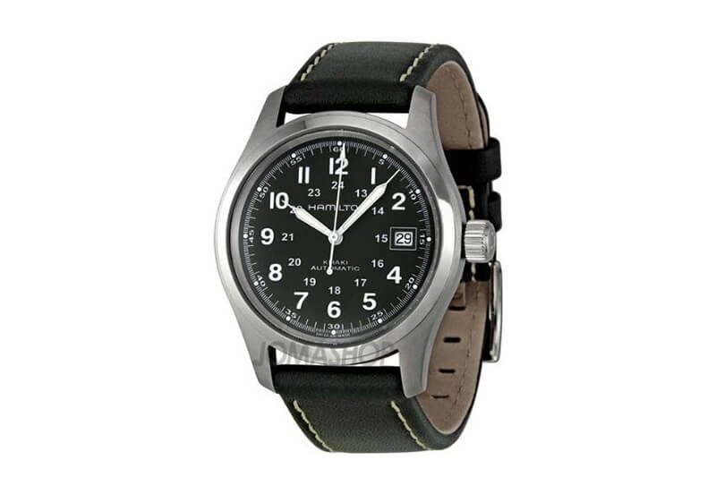 Hamilton horlogeband H70455863 - groen leer