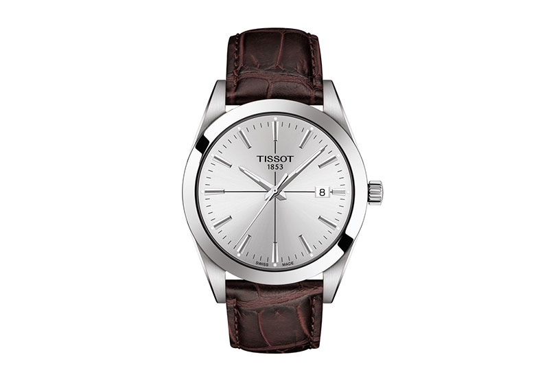 Tissot horlogeband T1274101603101 bruin leer